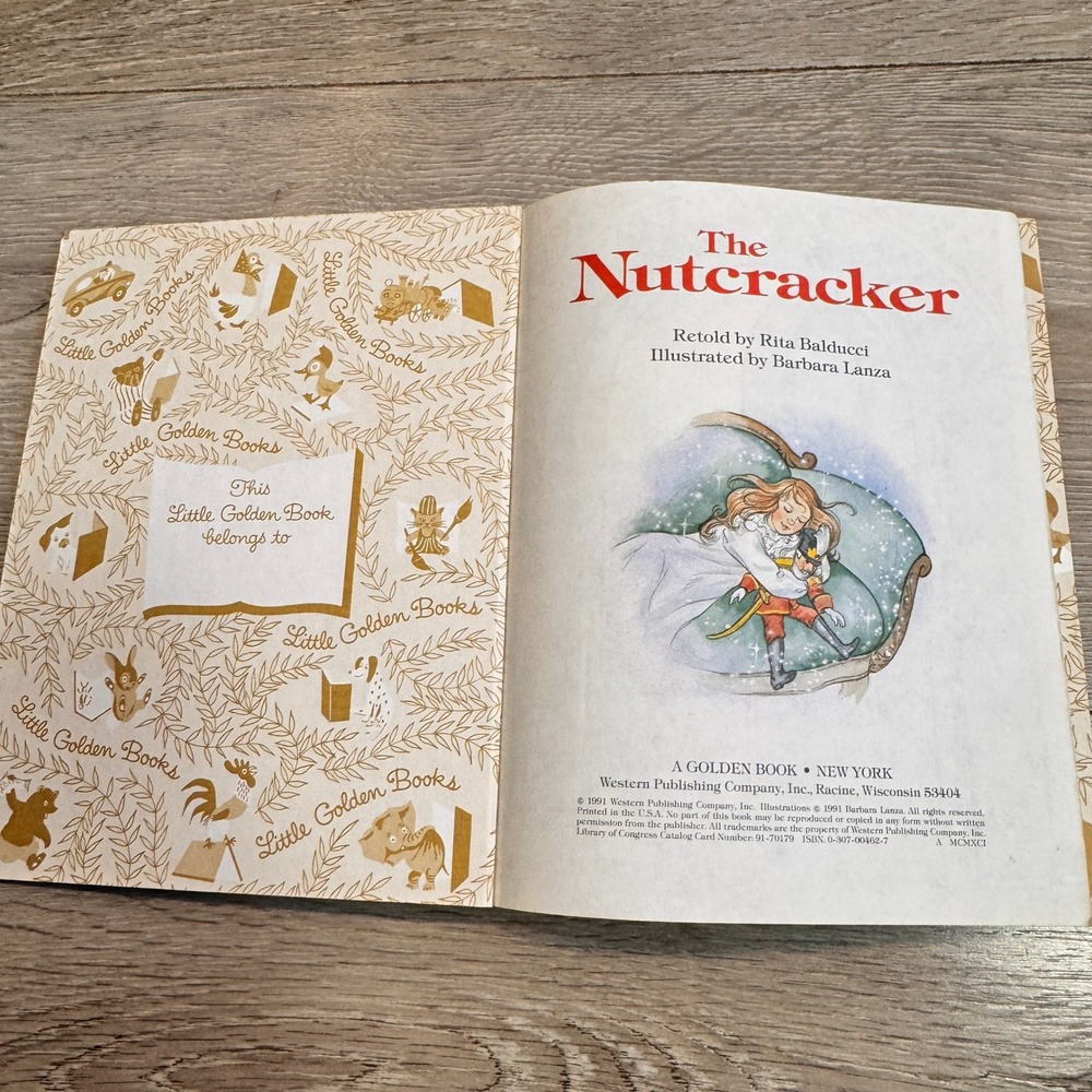 The Nutcracker Classic A Little Golden Book by Rita Balducci 1991 - Picture 2 of 5